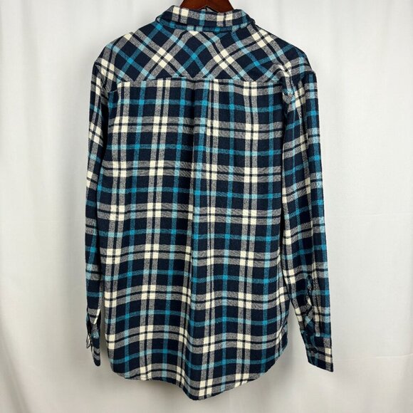 Tailor Vintage Plaid Flannel Button-Up Shirt - Picture 5 of 6